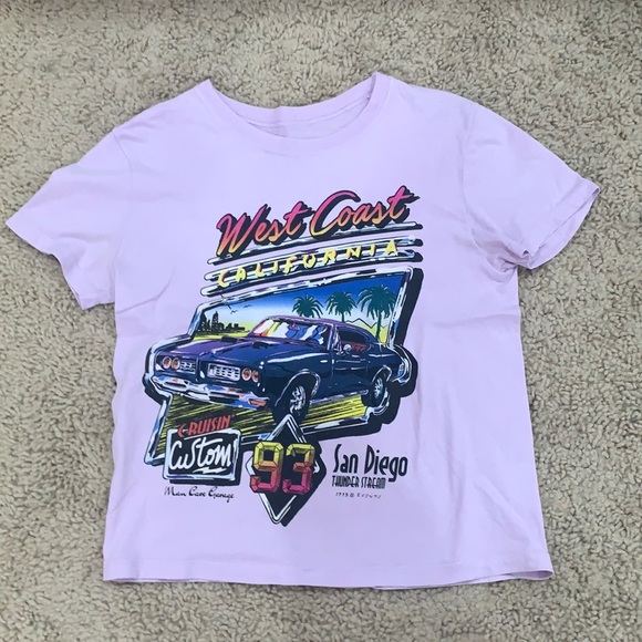 Brandy melville purple west coast top - Picture 1 of 1